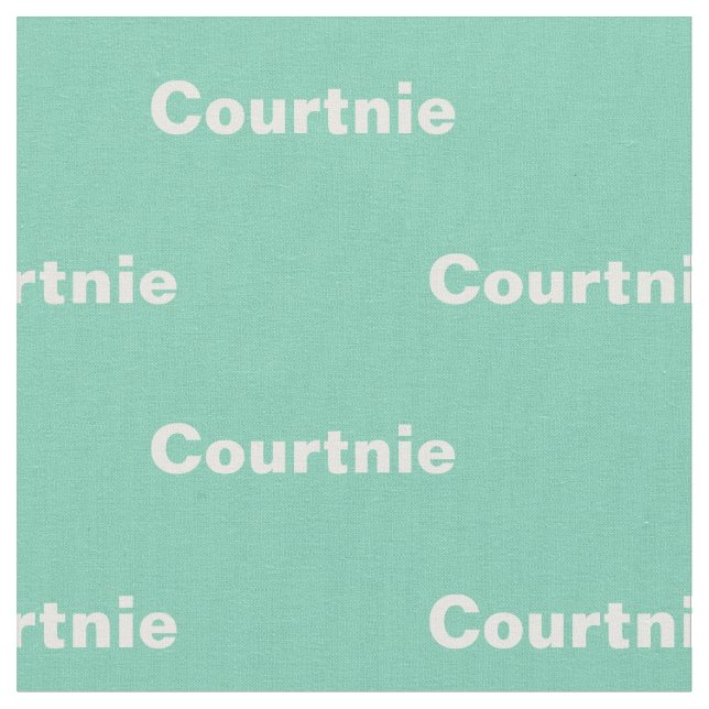 Tecido Nome personalizado (Detalhe)