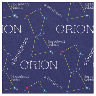 Tecido Norte Hemisfério Constelação Orion