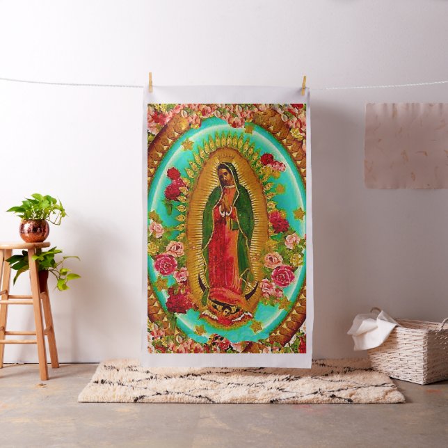 Tecido Nossa Senhora Guadalupe Santo Virgem Mexicana Mari (In Situ)