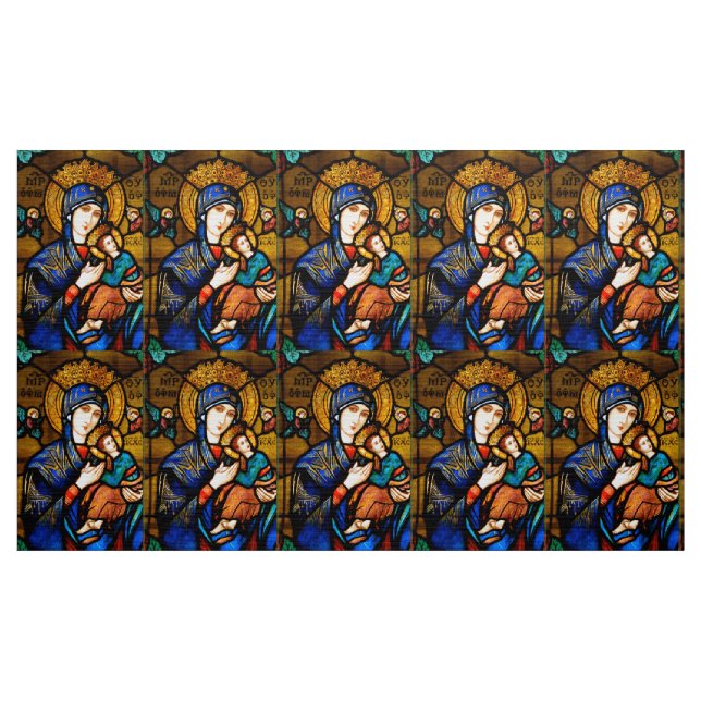 Tecido Nossa senhora Perpétuo Ajuda (Jarda)