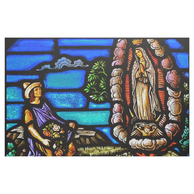 Tecido Nosso Senora vitral da senhora Guadalupe Nuestra (Jarda)