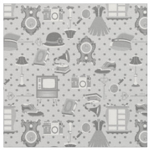 Tecido nostalgia antiquada flapper antiga decor
