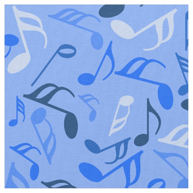 Tecido Notas de música coloridas (Detalhe)