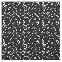 Notas preto e branco. Musical Moderno. Carta