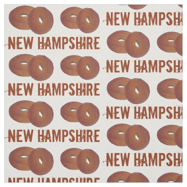 Tecido Nova Hampshire NH Apple Cider Rosquinha Doughnut C (Modelo)