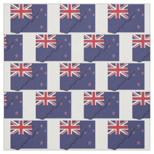 Tecido NOVO Mapa de Sinalizador ZEALAND