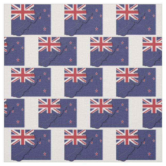 Tecido NOVO Mapa de Sinalizador ZEALAND (Modelo)