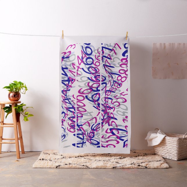 Tecido Números neste (In Situ)