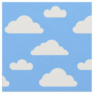 Tecido nuvens azuis por Nicole Janes