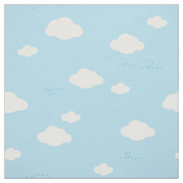 Tecido Nuvens e vento