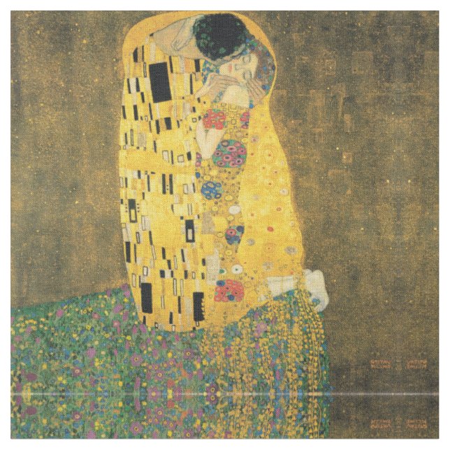 Tecido O Beijo - Gustav Klimt (Detalhe)