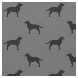 Tecido O cão preto dos Retrievers de Labrador mostra em