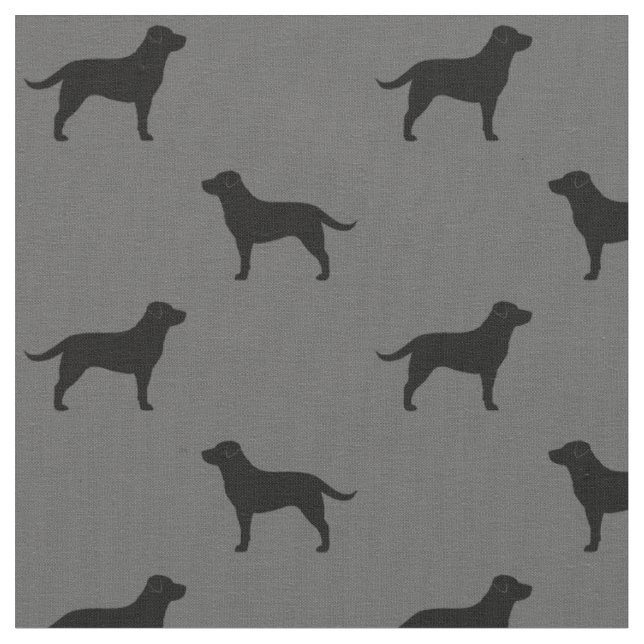 Tecido O cão preto dos Retrievers de Labrador mostra em (Detalhe)