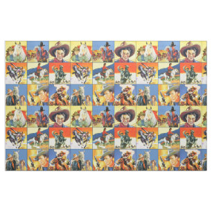 Tecido O cartaz cinematográfico ocidental dos vaqueiros