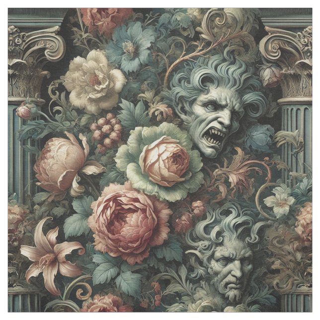 Tecido O Conselho do Triste - Azulejo da Declaração Gótic (Modelo)