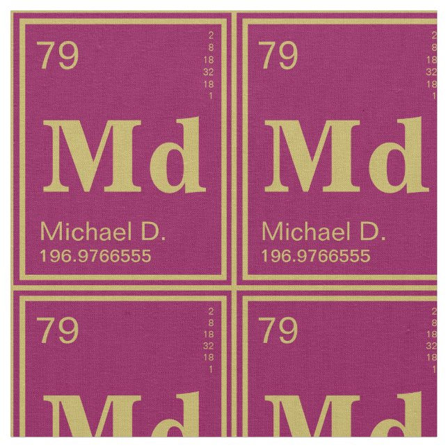 Tecido O elemento de você! Magenta feita sob encomenda da (Detalhe)