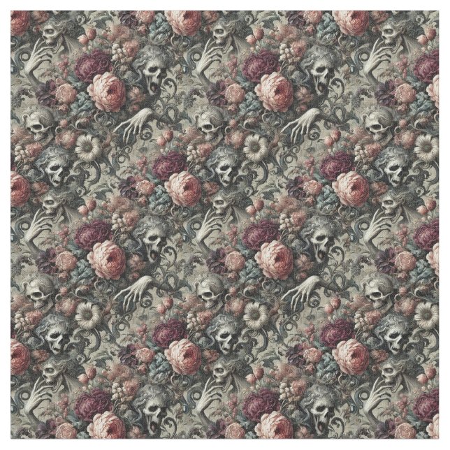 Tecido O fim do encanamento - Azulejo gótico denso (Detalhe)