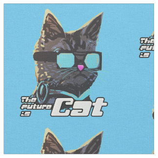 Tecido O Futuro é Gato