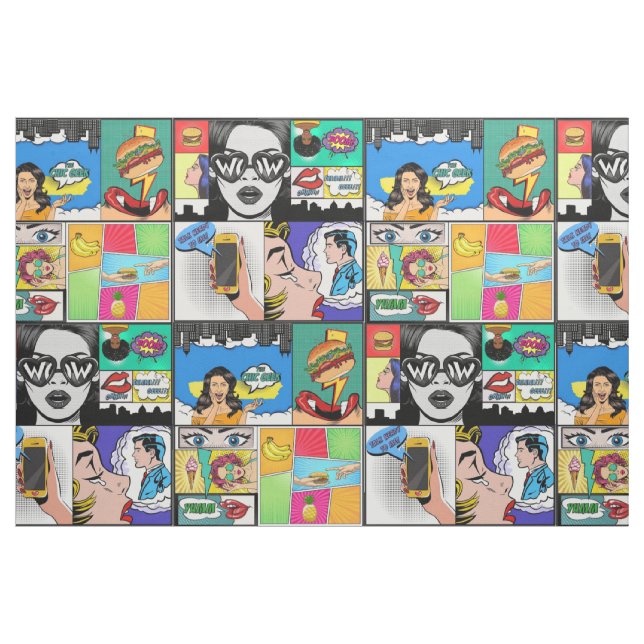 Tecido O Geek de Música (Fat Quarter)