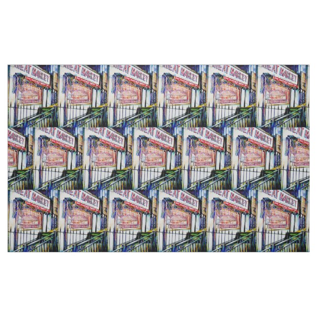 Tecido O Jardim da Sabedoria da Aldeia Oriental (Fat Quarter)