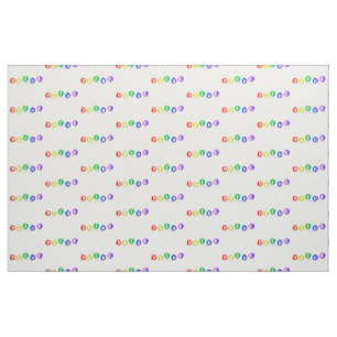 Tecido O letreiro de orgulho de cores arco-íris do Slippe
