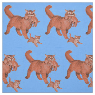 Tecido o mama do gato do gatinho dos anos 50 e os