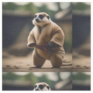 Tecido O poderoso Meerkat: Sumo Showdown,