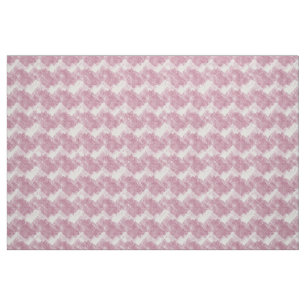 Tecido O rosa brilha no branco.