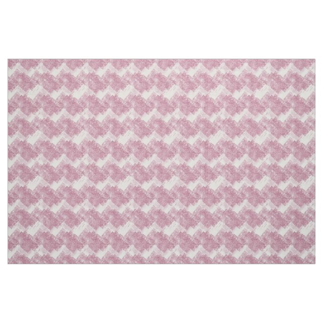 Tecido O rosa brilha no branco. (Fat Quarter)