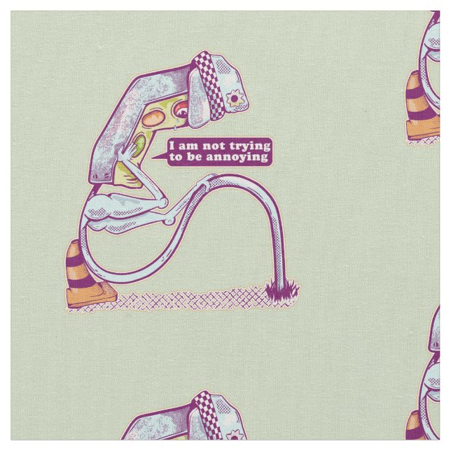 Tecido O semáforo parece triste (Detalhe)