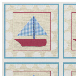 Tecido O veleiro infantil de Chariklia Zarris