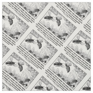 Tecido Obediência Abelhas-Mel Henry V Shakespeare