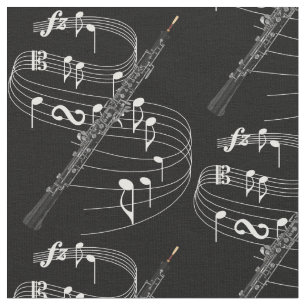 Tecido Obscuridade da tela de Oboe