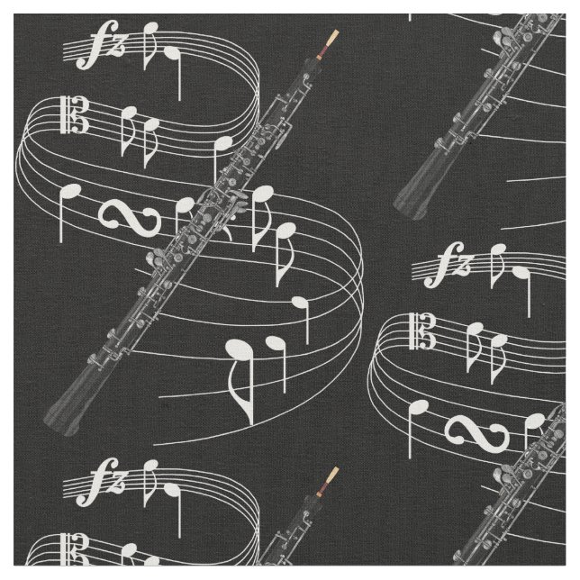 Tecido Obscuridade da tela de Oboe (Detalhe)