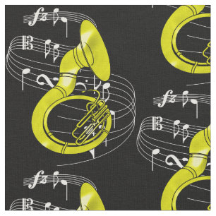Tecido Obscuridade da tela do Sousaphone