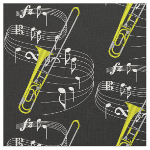 Tecido Obscuridade da tela do Trombone