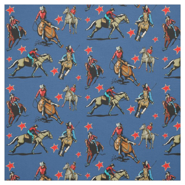 Tecido ocidental do design dos cavalos de (Modelo)