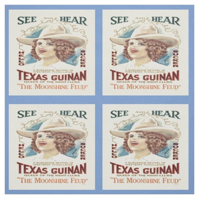 Tecido Ocidental do Texas Guinan Cowgirl (Modelo)