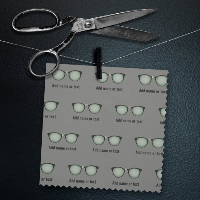 Tecido Óculos geeks / óculos de Nerd texto próprio qualqu (Criador carregado)