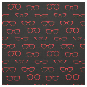 Tecido Óculos Vermelho Optometrista Óptico