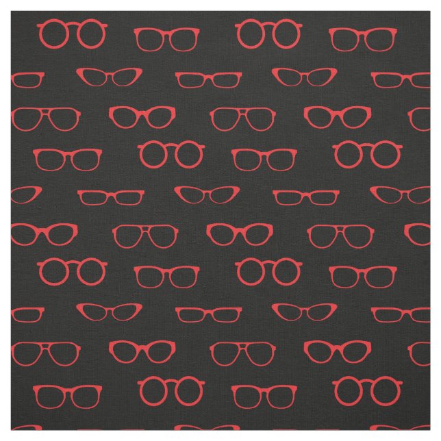 Tecido Óculos Vermelho Optometrista Óptico (Modelo)