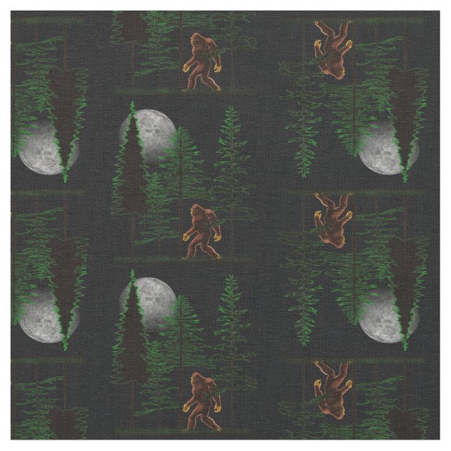 Tecido Ocultar e Procurar Pé-Grande na Floresta (Detalhe)