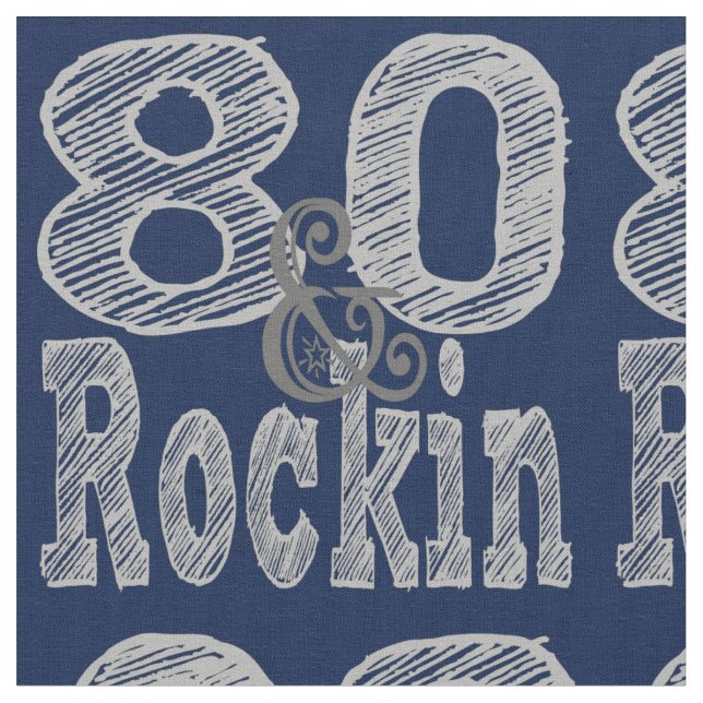 Tecido Oitenta e Rockin (Detalhe)