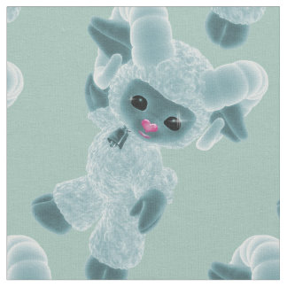 Tecido Olá Bebê Push Toy Ram Country Green