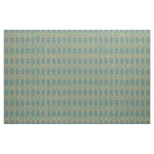 Tecido Olhar étnico Bege Marrom Turquesa Azul Verde Taupe