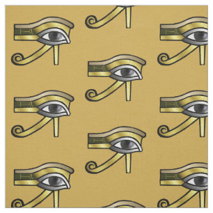 Tecido Olho dourado de Horus