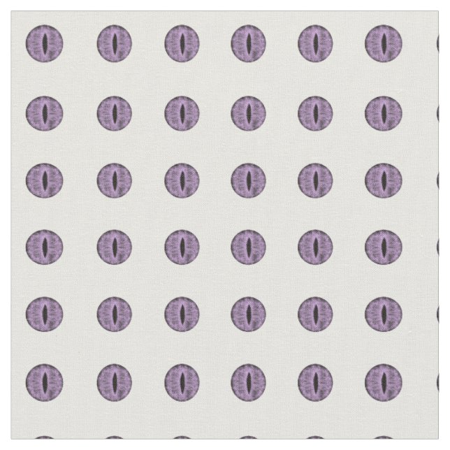 Tecido Olhos de Bolinhas Roxo do Dia das Bruxas (Detalhe)