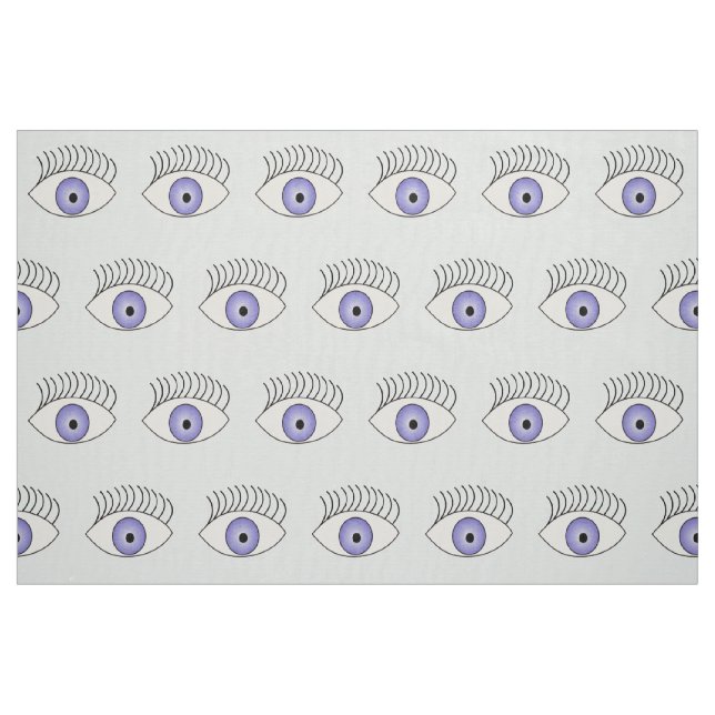 Tecido Olhos em azul (Fat Quarter)