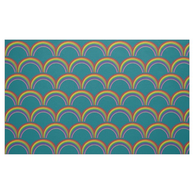 Tecido Olimpiadas do Rainbow Pride 2020 (Fat Quarter)