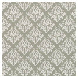 Tecido Olive Green Damask
